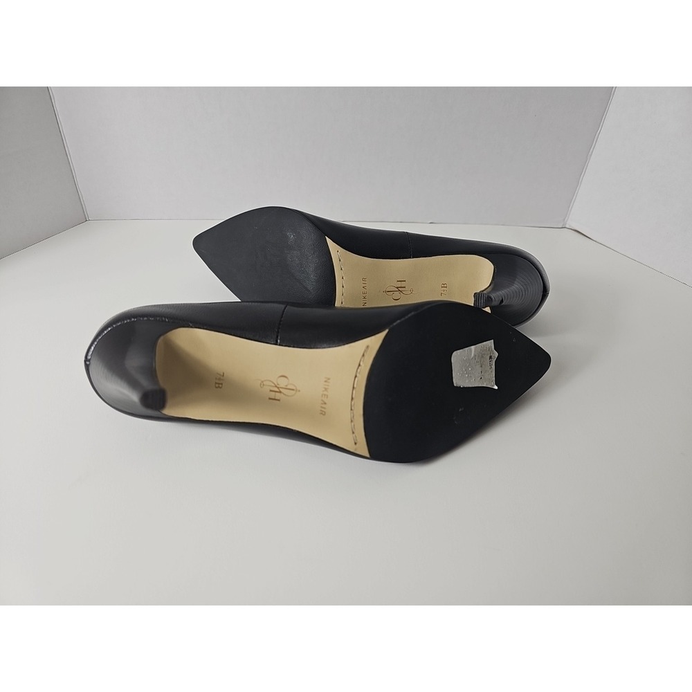 COLE HAAN Black Leather Pointed Toe High Heels  Shoes Women's Size 7.5B‎ - Picture 8 of 15